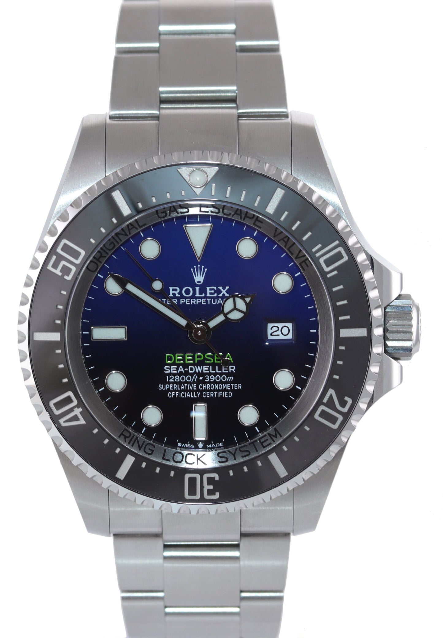 2019 PAPERS Rolex Sea-Dweller Deepsea James Cameron Blue 126660 44mm Watch