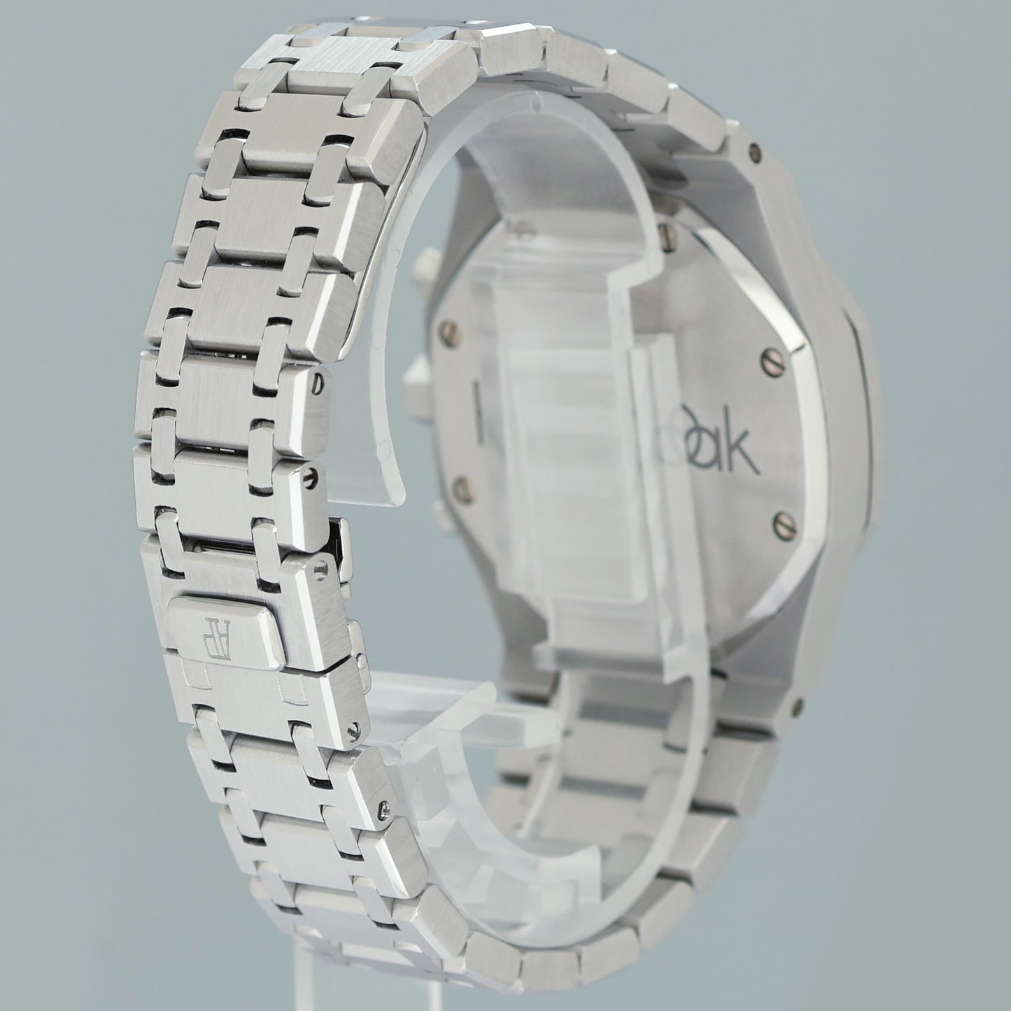 2009 PAPERS MINT Audemars Piguet 26300ST Royal Oak Silver Panda Chrono 39mm Watch
