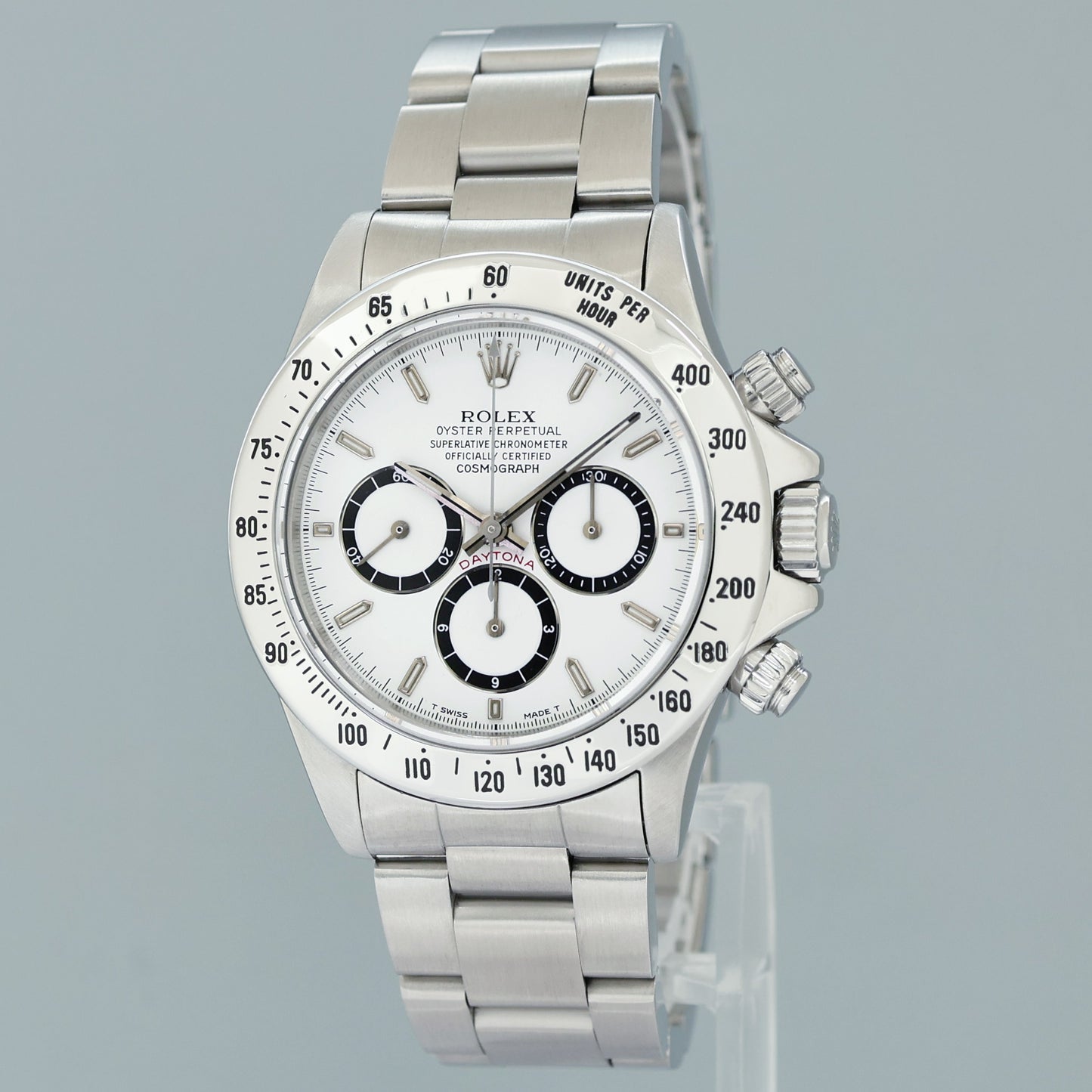 1991 MINT Rolex 16520 Zenith Daytona Tritium White Inverted 6 40mm Chrono Watch Box