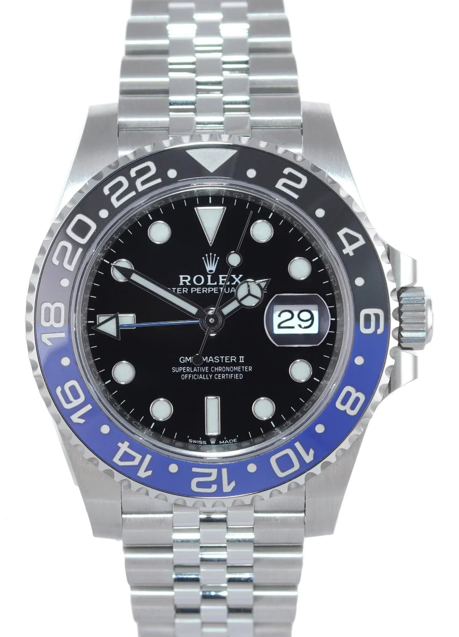 2019 MINT PAPERS Rolex GMT Master Batman Blue Jubilee Ceramic 126710 Watch Box