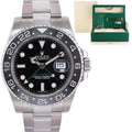MINT PAPERS Rolex GMT Master II 116710 Steel Ceramic 40mm Black Watch Box