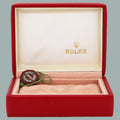 MINT Ladies Rolex 26mm 69173 DateJust Blue Diamond Two Tone Yellow Gold Jubilee Watch
