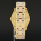 2014 MINT Rolex Masterpiece Day Date 18948 Tahitian Dark MOP Diamond Tridor Gold Watch