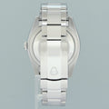 2013 MINT Rolex 116264 DateJust Turn-O-Graph Steel Blue Stick White Gold Fluted Watch