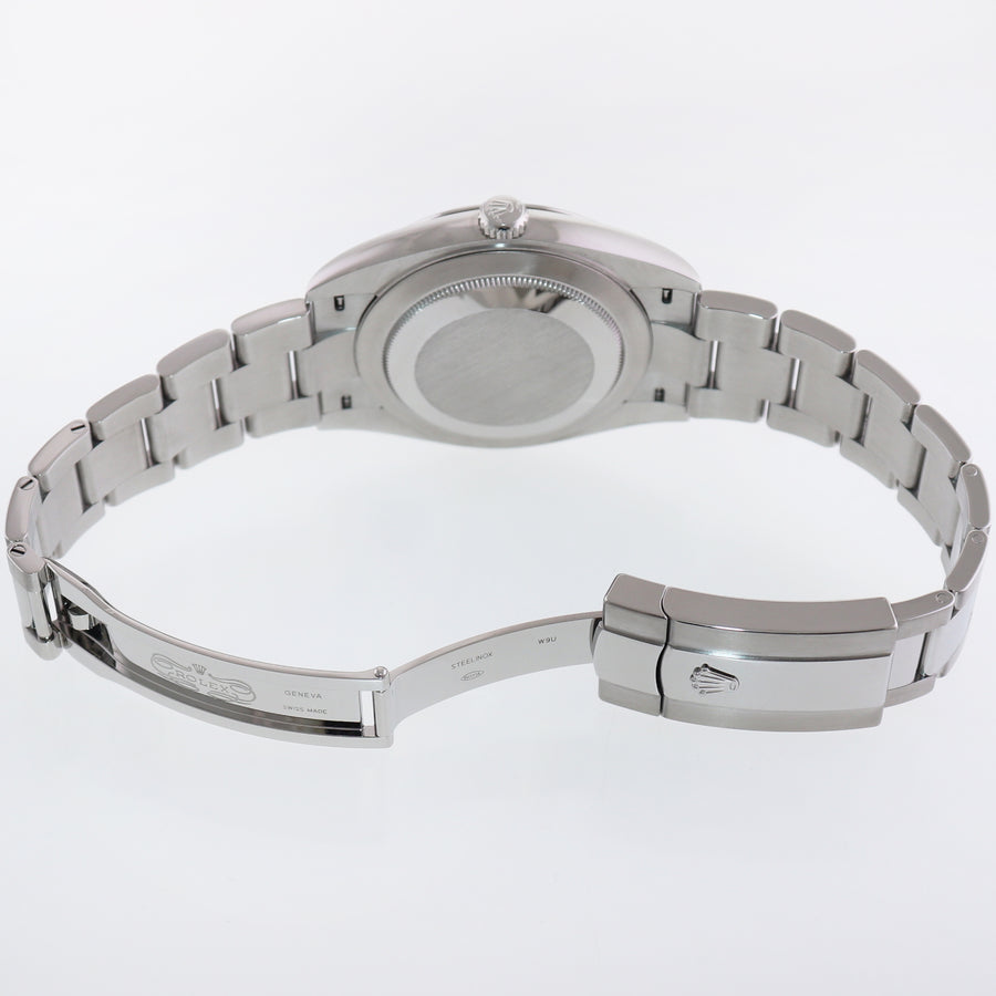 2021 MINT Rolex DateJust 41mm 41 Steel 126300 White Stick Oyster Watch Box