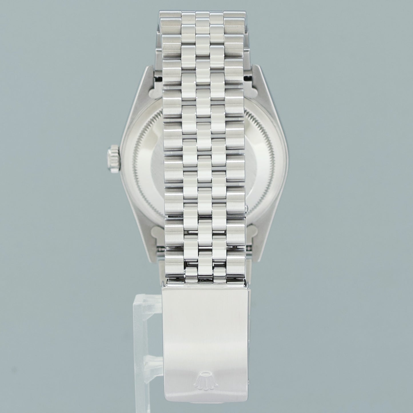 MINT 2004 Rolex DateJust 16234 Factory White Diamond Jubilee White Gold Fluted Watch Box