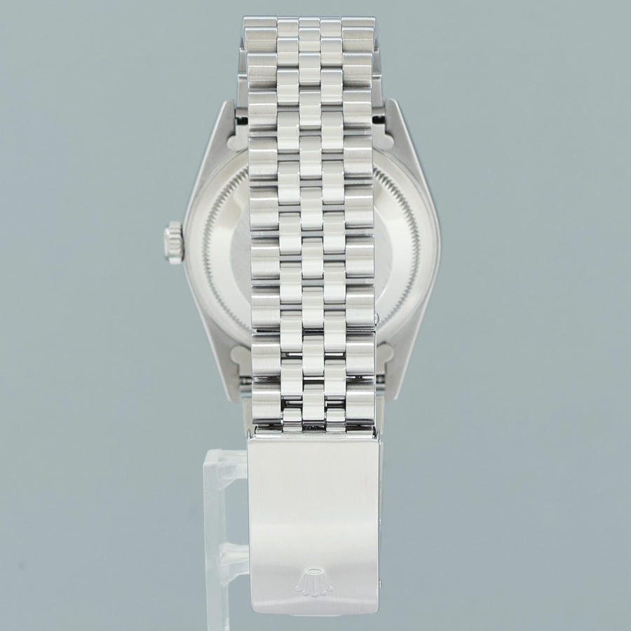 MINT 2004 Rolex DateJust 16234 Factory White Diamond Jubilee White Gold Fluted Watch Box