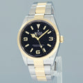 2023 MINT Rolex 124273 Explorer 1 Black Steel Two Tone Yellow Gold 36mm Watch Box