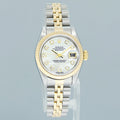 FACTORY MOP Diamond Ladies Rolex 26mm DateJust 79173 Two Tone Gold Jubilee Watch