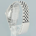 MINT 2004 Rolex DateJust 36mm Silver Roman Dial Jubilee 16220 Steel Watch Box