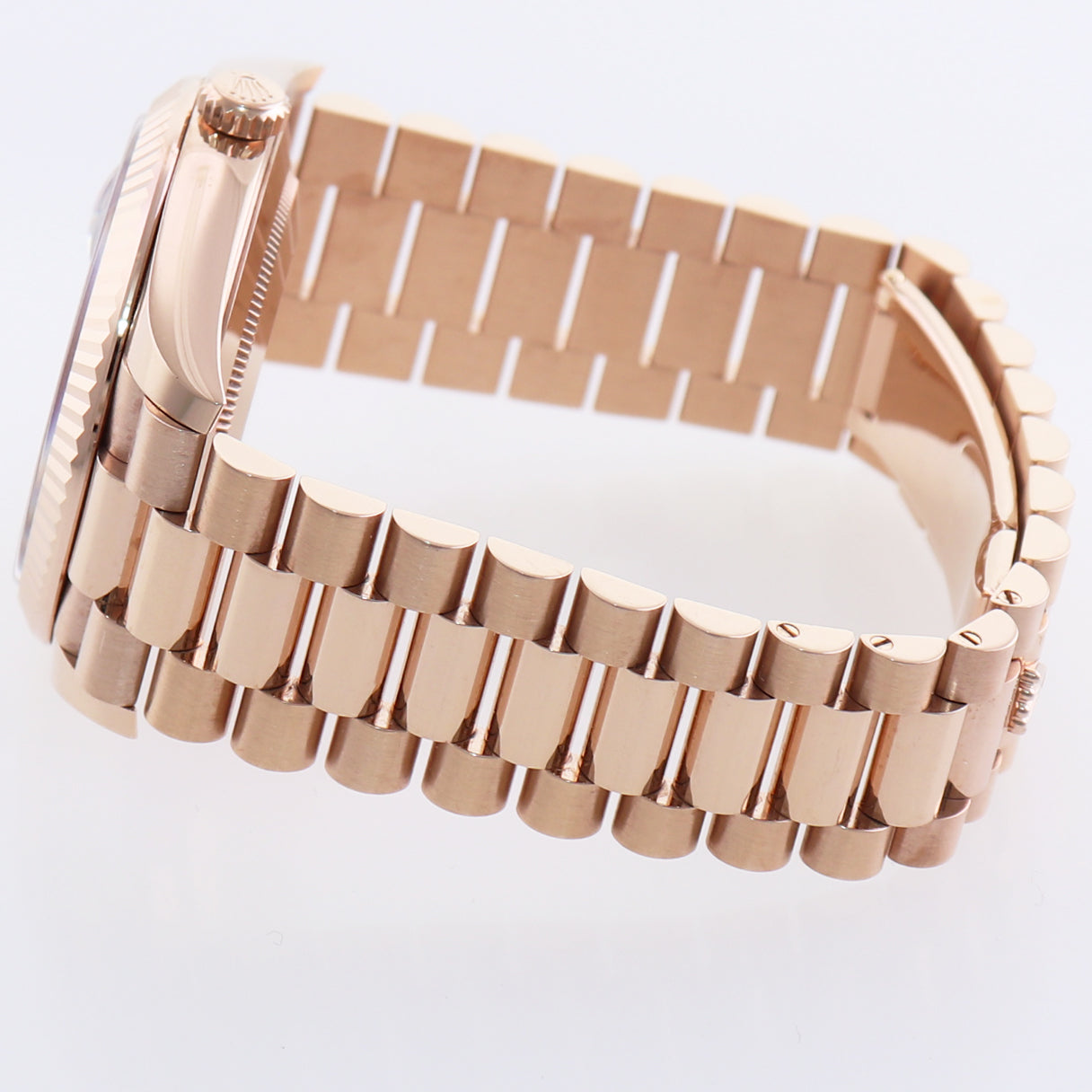 MINT 2019 PAPERS Rolex President 40mm Rose Gold Olive Green 228235 Watch Box
