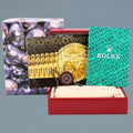 MINT Rolex 26mm Ladies DateJust 69173 Champagne Tapestry Two Tone Gold Jubilee Watch