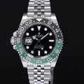 2025 NEW PAPERS Rolex GMT-Master II 126720 SPRITE Green Black Jubilee Steel Watch Box