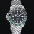 2025 NEW PAPERS Rolex GMT-Master II 126720 SPRITE Green Black Jubilee Steel Watch Box
