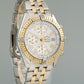 PAPERS Breitling Crosswind Automatic D13355 Two Tone Gold 42mm White Watch Box