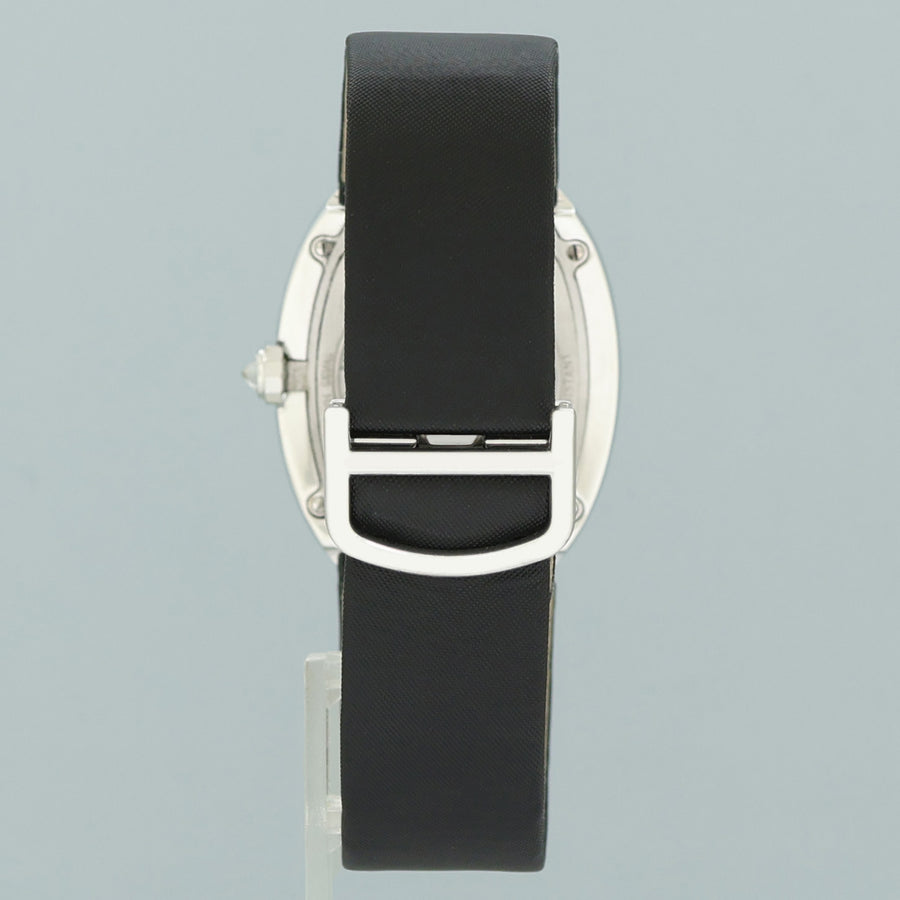 MINT DIAMOND Cartier Baignoire 33X44mm WB520009 18k White Gold Womens Watch Box