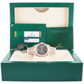 MINT 2019 PAPERS Rolex President 40mm Rose Gold Olive Green 228235 Watch Box