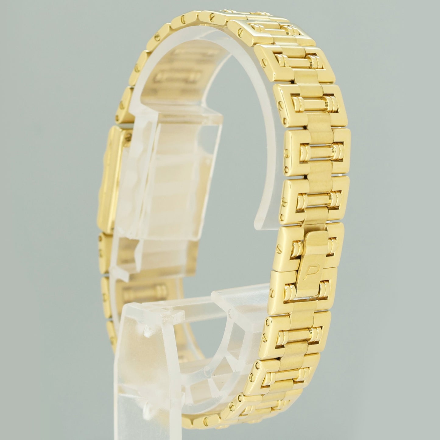 Ladies Piaget Dancer 14mm Ref 15217k81 Mother Of Pearl Diamond 18k Yellow Gold Watch