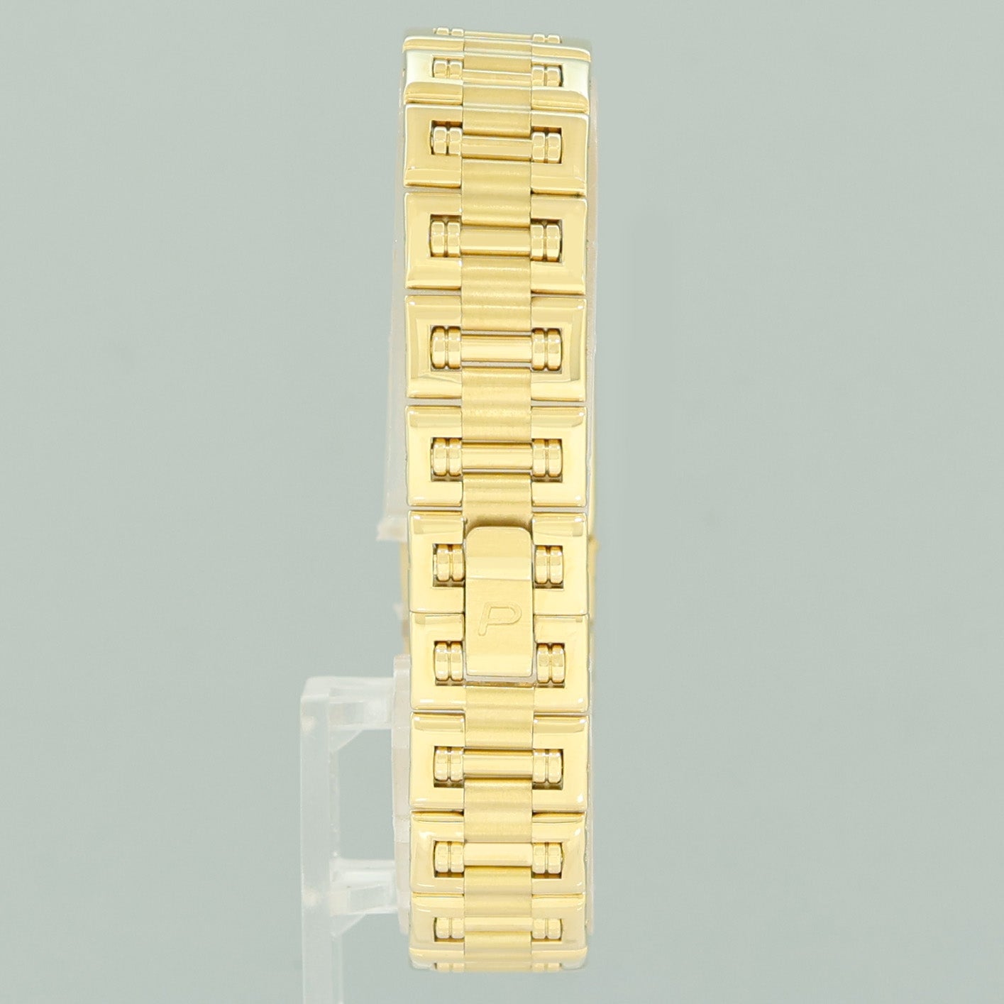 Ladies Piaget Dancer 14mm Ref 15217k81 Mother Of Pearl Diamond 18k Yellow Gold Watch