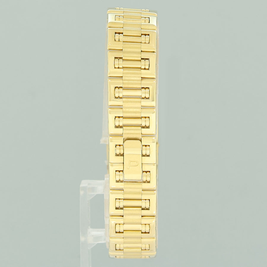 Ladies Piaget Dancer 14mm Ref 15217k81 Mother Of Pearl Diamond 18k Yellow Gold Watch