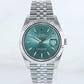 2023 MINT Rolex DateJust 41 Mint Green Stick 41mm Jubilee Band 126334 Watch Box
