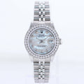 PEARL DIAMOND Ladies Rolex DateJust 26mm MOP Bezel 69240 Steel Jubilee Watch