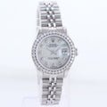 PEARL DIAMOND Ladies Rolex DateJust 26mm MOP Bezel 69240 Steel Jubilee Watch