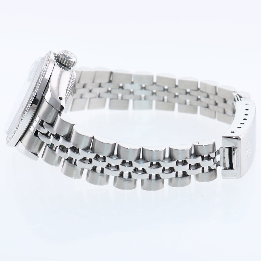 PEARL DIAMOND Ladies Rolex DateJust 26mm MOP Bezel 69240 Steel Jubilee Watch
