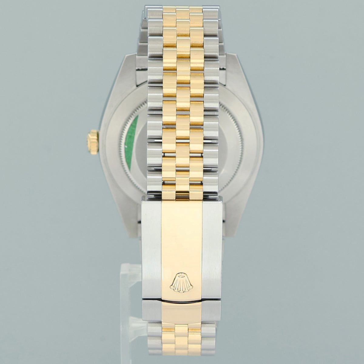 2026 NEW 126333 Rolex DateJust 41 Two Tone Jubilee Gold 41m Green Roman Watch Box