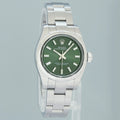 MINT 2018 PAPERS Rolex 176200 Oyster Perpetual 26mm Green Watch Box