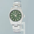 MINT 2018 PAPERS Rolex 176200 Oyster Perpetual 26mm Green Watch Box