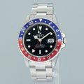 2008 PAPERS MINT Rolex GMT-Master II Pepsi 3185 Blue Red Steel 16710 40mm Watch Box