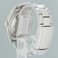 2013 MINT Rolex 116264 DateJust Turn-O-Graph Steel Black Stick White Gold Fluted Watch