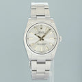 2021 MINT PAPERS Rolex Oyster Perpetual 34mm Silver Oyster Watch 124200 Watch Box