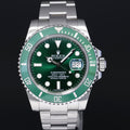 MINT 2015 PAPERS Rolex Submariner Hulk 116610LV Green Dial Ceramic Watch Box