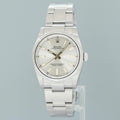 2021 MINT PAPERS Rolex Oyster Perpetual 34mm Silver Oyster Watch 124200 Watch Box