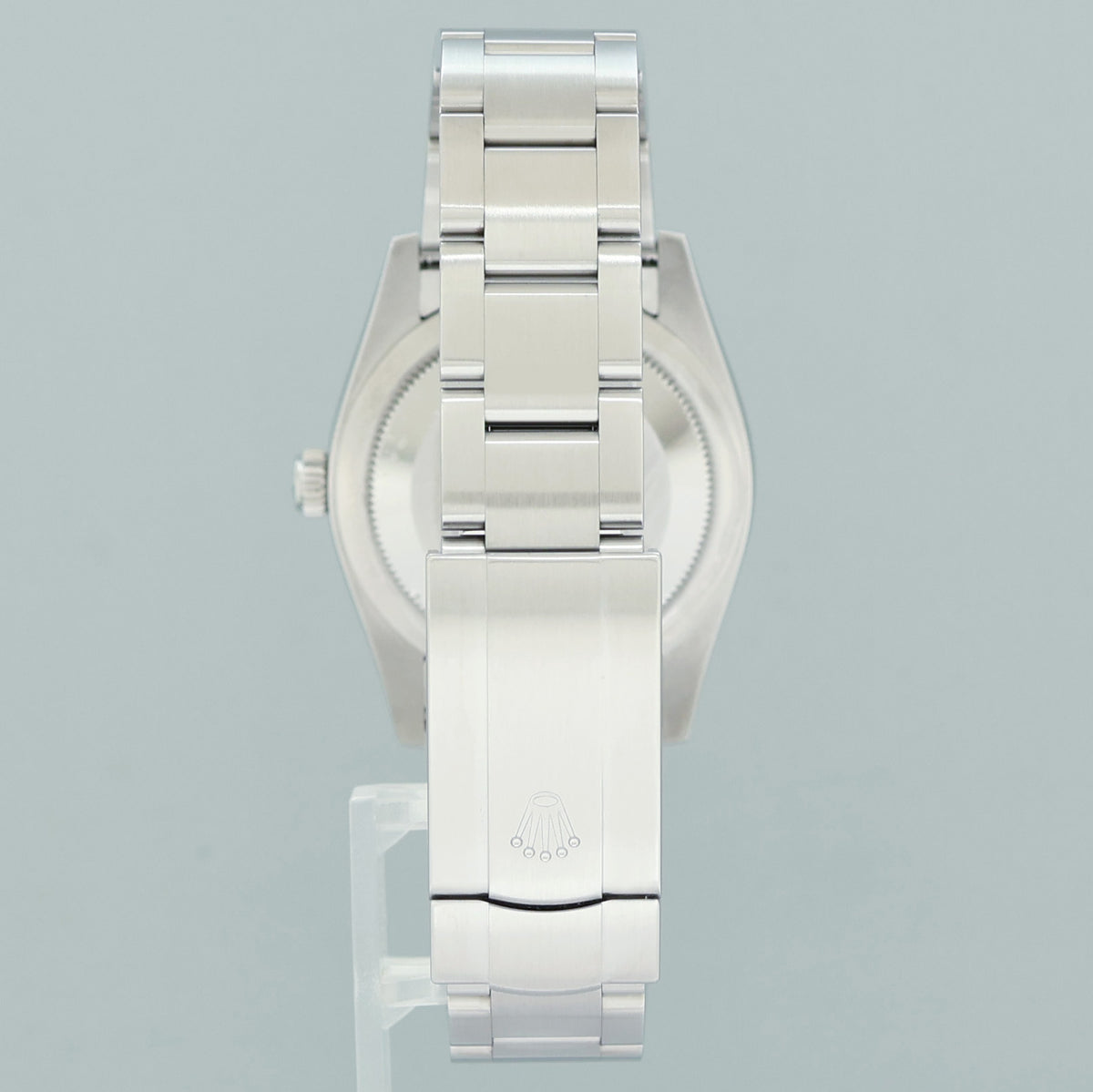 2021 MINT PAPERS Rolex Oyster Perpetual 34mm Silver Oyster Watch 124200 Watch Box