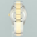 2008 PAPERS MINT Rolex 116233 DateJust Oyster 36mm Two Tone Gold Champagne Watch