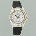 MINT 2005 Rolex Daytona White Gold 116519 Meteorite Roman Leather Watch Box