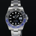 2016 PAPERS MINT Rolex GMT Master II 116710 BLNR Steel Ceramic Batman Blue Watch