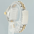 MINT GREEN DIAMOND Ladies Rolex DateJust 26mm Two Tone Gold Jubilee Watch