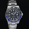 2016 PAPERS MINT Rolex GMT Master II 116710 BLNR Steel Ceramic Batman Blue Watch