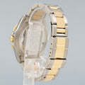 MINT Rolex GMT-Master II 16713 Black Two-Tone Yellow Gold and Steel Oyster Watch Box