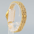 Ladies Concord 18k Yellow Gold 21mm 6.25ct Pave Diamond 59-62-264 Watch