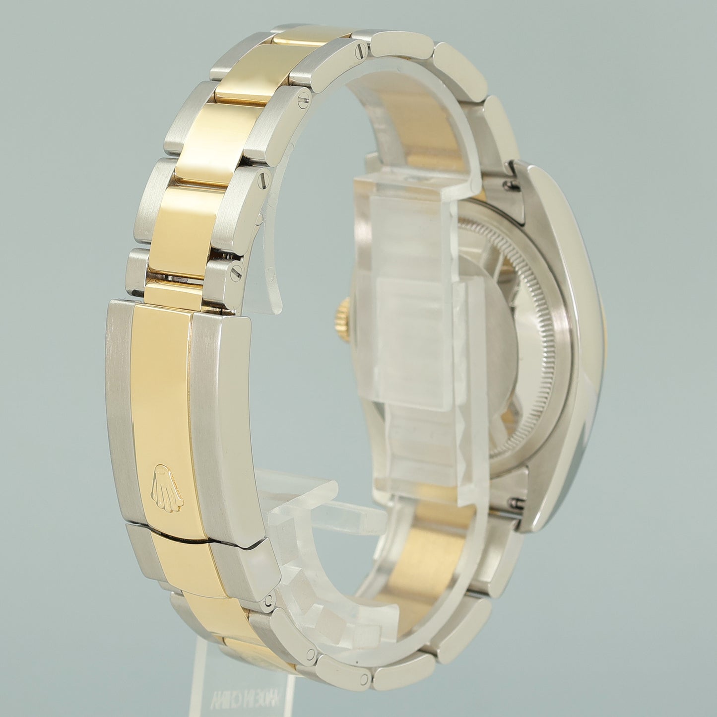 MINT Rolex DateJust Oyster Two Tone Yellow Gold Steel White Stick 36mm 116233 Watch