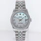 2001 DIAMOND MOP Ladies Rolex Midsize 31mm Datejust Jubilee Steel 78240 Watch Box