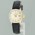 Ladies Rolex 6517 DateJust 26mm Steel Yellow Gold Fluted Watch Box