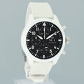 2022 PAPERS IWC Top Gun Lake Tahoe White Ceramic IW389105 44mm Automatic Watch