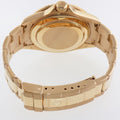 MINT 2005 Rolex 16618 Submariner Yellow Gold Sunburst Blue 40mm No Hole Case Watch