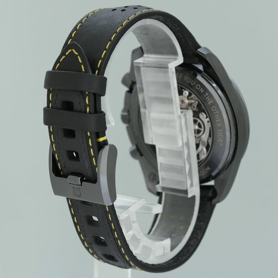 PAPERS Omega 311.92.44.30.01.001 Speedy Dark Side of the Moon Apollo 8 Ceramic Watch